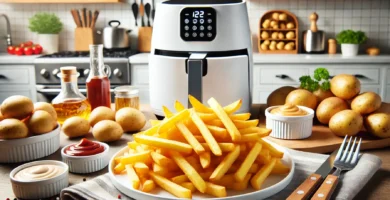como hacer patatas fritas en freidora de aire
